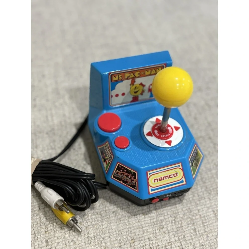 Namco Pac-Man Plug & Play TV Game Joystick Ms Pac-Man Galaga Xevious JAKKS
